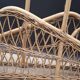 Rattan magazine rack