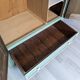 19th century painted wooden bedroom wardrobe