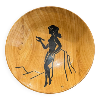 Important fruit bowl Grandjean Jourdan in Vallauris