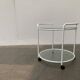 Postmodern Glass Side Table or Dessert Table