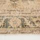 3x13 Persian Cream & Brown Oriental Vintage Runner Rug, 91x392Cm