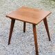Vintage oak coffee table from the 50s feet compass