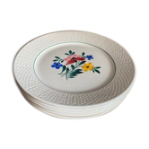 Lot 6 flat plates Sarreguemines