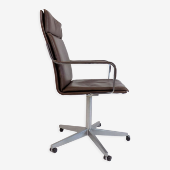 Leather Desk Chair by Rudolf Glatzel for Walter Knoll