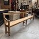 Pair of benches with backs from the early 20th century.