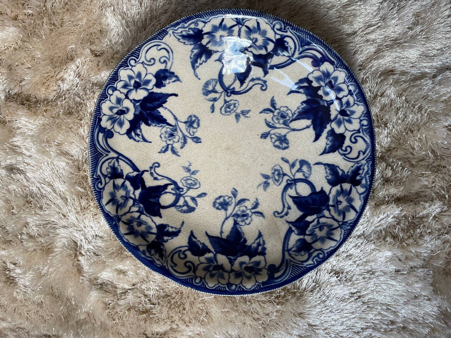 2 19th century compote bowls from Creil Montereau