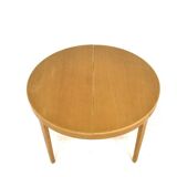 Scandinavian oak dining table, Sweden, 1960s
