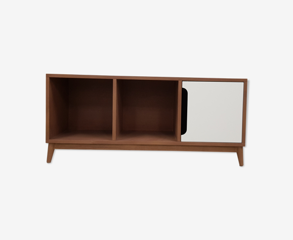 Banc de rangement Kilt chêne miel