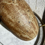 Stoneware foot lamp