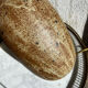 Stoneware foot lamp