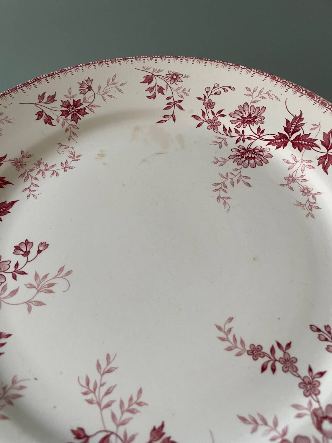 Series of 10 flat plates Terre de Fer Poincelet-Masquelier