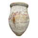 Ancient terracotta pottery jar