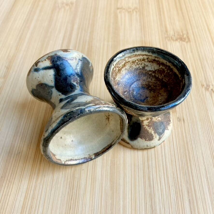 Coquetiers grès vintage