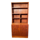 Vintage teak bookcase chest of drawers