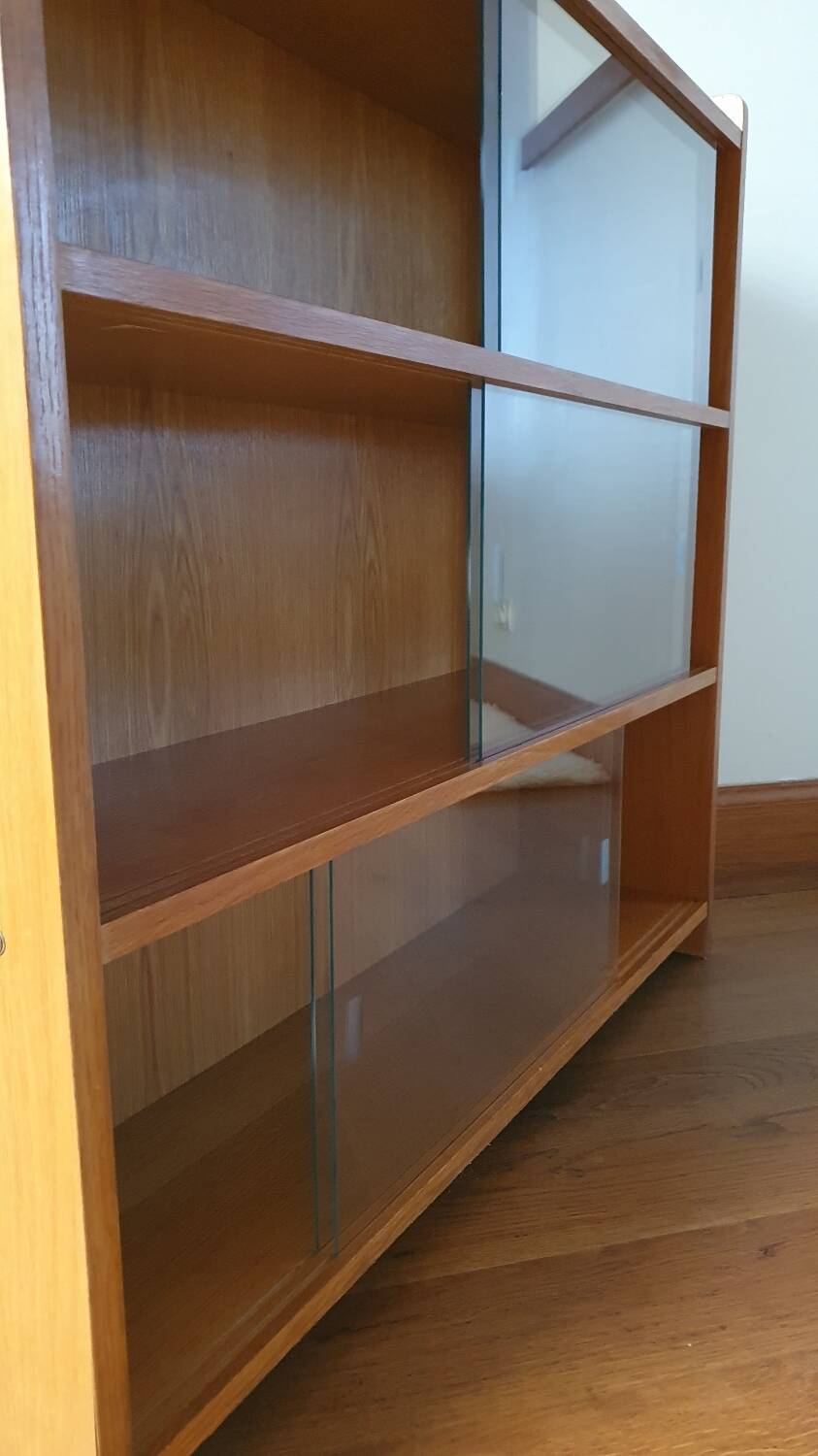 Bibliothèque vitrine années 50