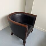 Fauteuil Hollandais Cabriolet cuir