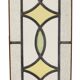 Art Deco Geometric Stained Glass Window 85x24cm