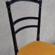 Pair of Napoleon III chairs in blackened wood