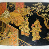 Chinese lacquer jewelry box