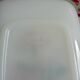 Ravier ancien Arcopal motif rose verre blanc