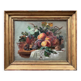 Tableau HSP "Composition aux fruits" XIX°/XX° siècle signé