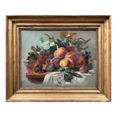HSP painting "Composition with fruits" 19th/20th century signed