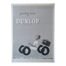 Dunlop tire paper advertisement from a period magazine