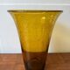 Vase Biot en verre soufflé - teinte ambrée
