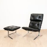 High armchair and ottoman Joker by Olivier Mourgue for Airborn, 1964