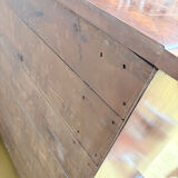 19th century Georgian style commode in end-grain wood marquetry.