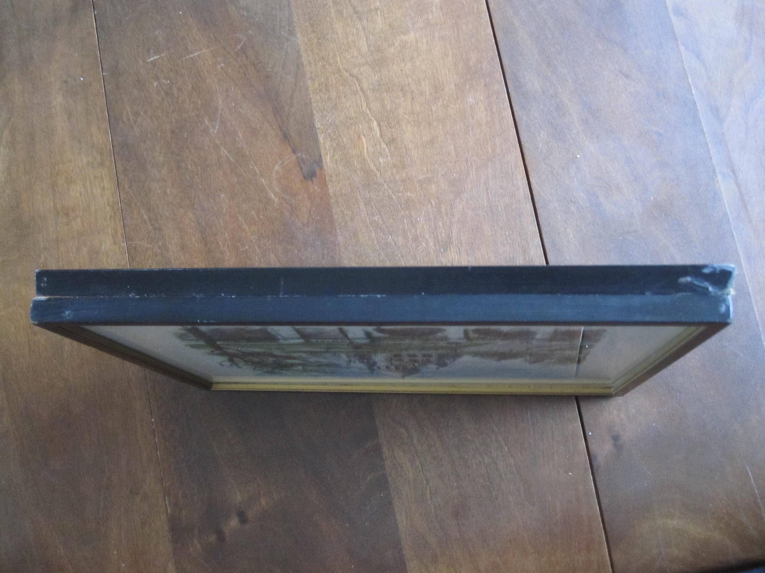 Watercolor “Paris Place du Tertre - St Pierre Church” by Arno, 1960