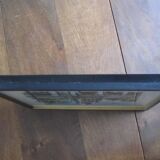 Watercolor “Paris Place du Tertre - St Pierre Church” by Arno, 1960