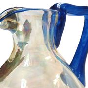 Postmodern service bar blown glass – 1 carafe and 6 St Murano glasses
