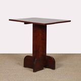 High wooden table, French craftsmanship from the 1940s.