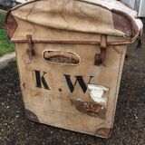 Rattan & Wicker Chest & Trunk Militaria, French Military Collection