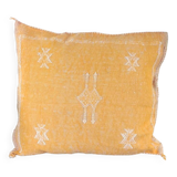 Sabra yellow Berber cushion