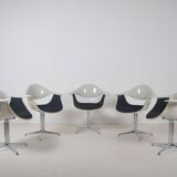 Eames dining table and 5 chairs by George Nelson for Herman Miller, 1960s