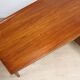 Scandinavian "boomerang" free-form desk in teak - 1960s