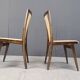 Mid century italian dining chairs, 1950s