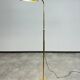 Mid-century brass floor lamp