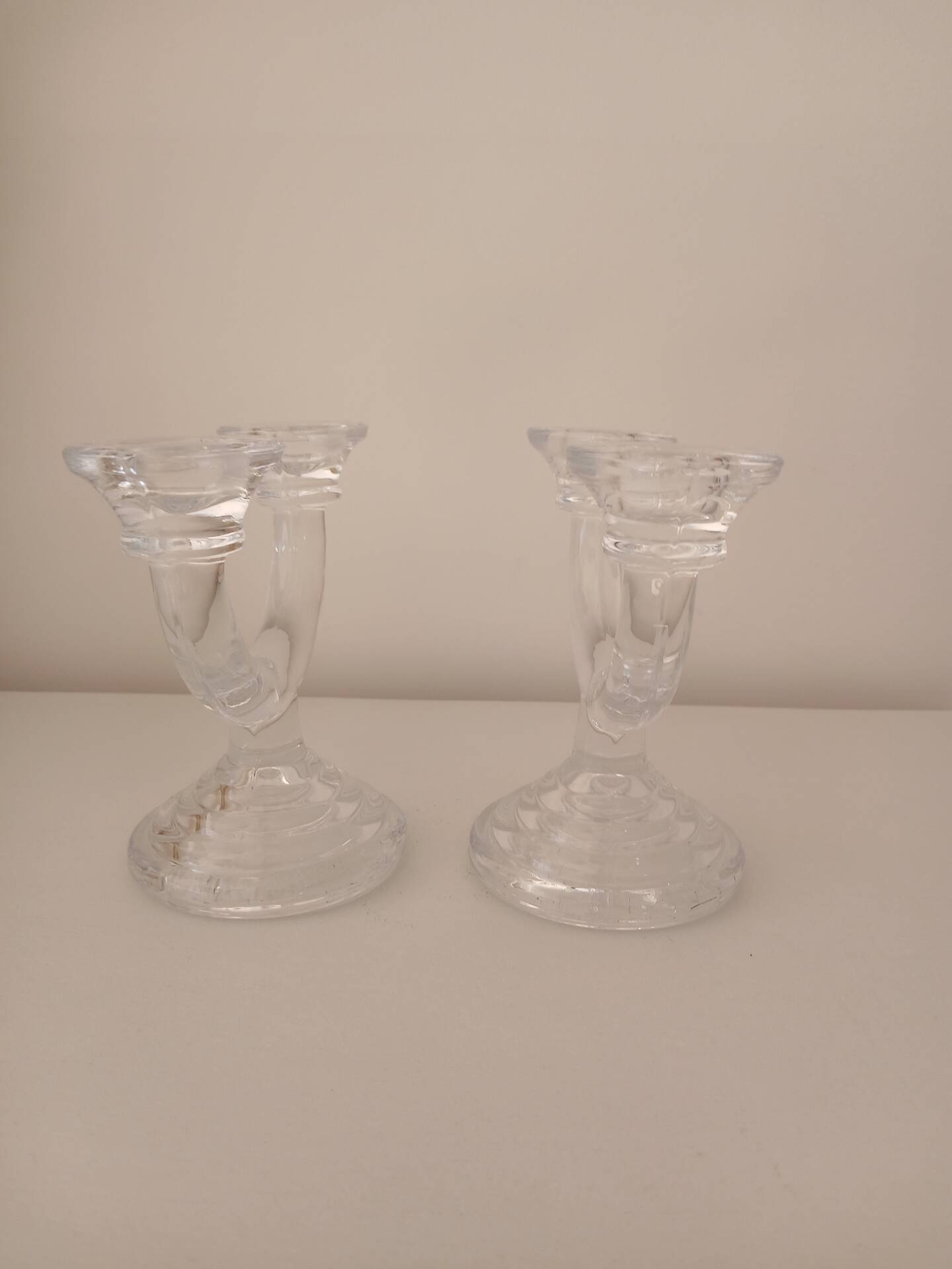 Set of 2 double candle holders