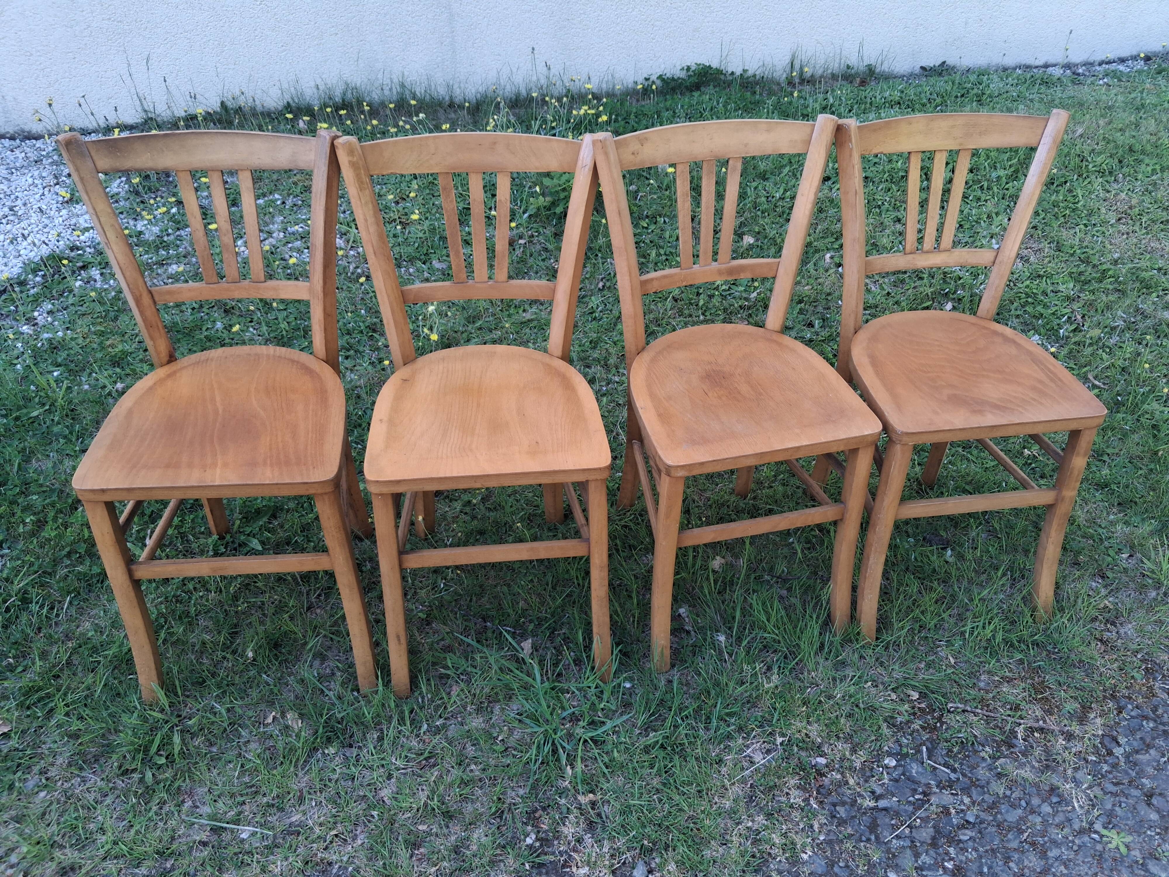 Lot de 4 chaises bistrot