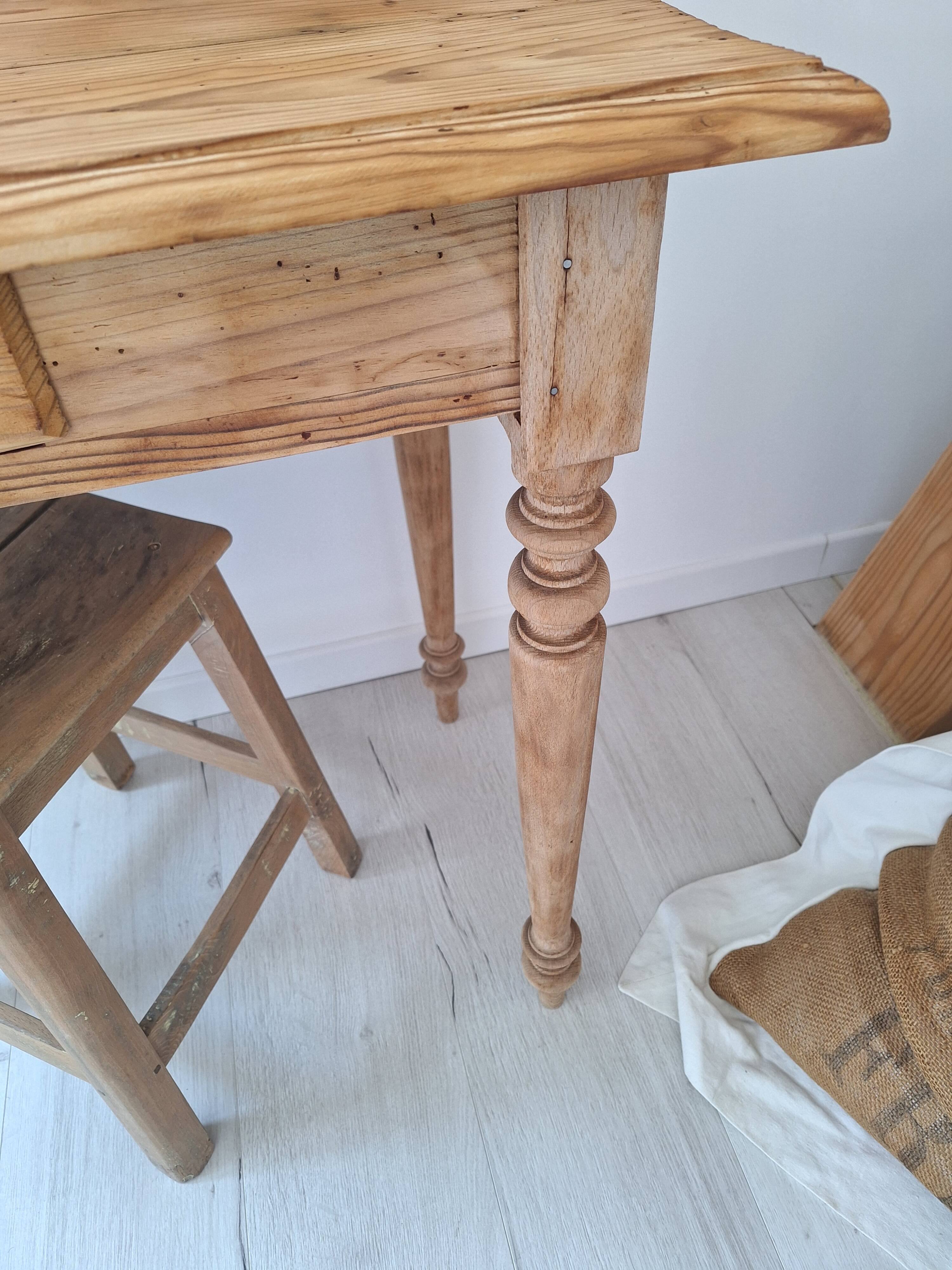 Bureau / Console / Table d'appoint de ferme style campagne en bois massif