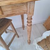 Bureau / Console / Table d'appoint de ferme style campagne en bois massif