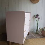 Renovated large format vintage chest of drawers
