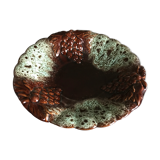 Fruit cup ceramic centerpiece decorated with bunch of grapes, numbered