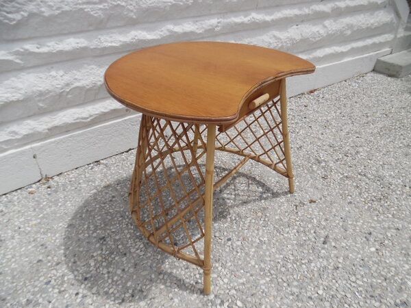 Children's desk in rattan