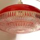 Red suspension Space Age 1970s Height 49 cm