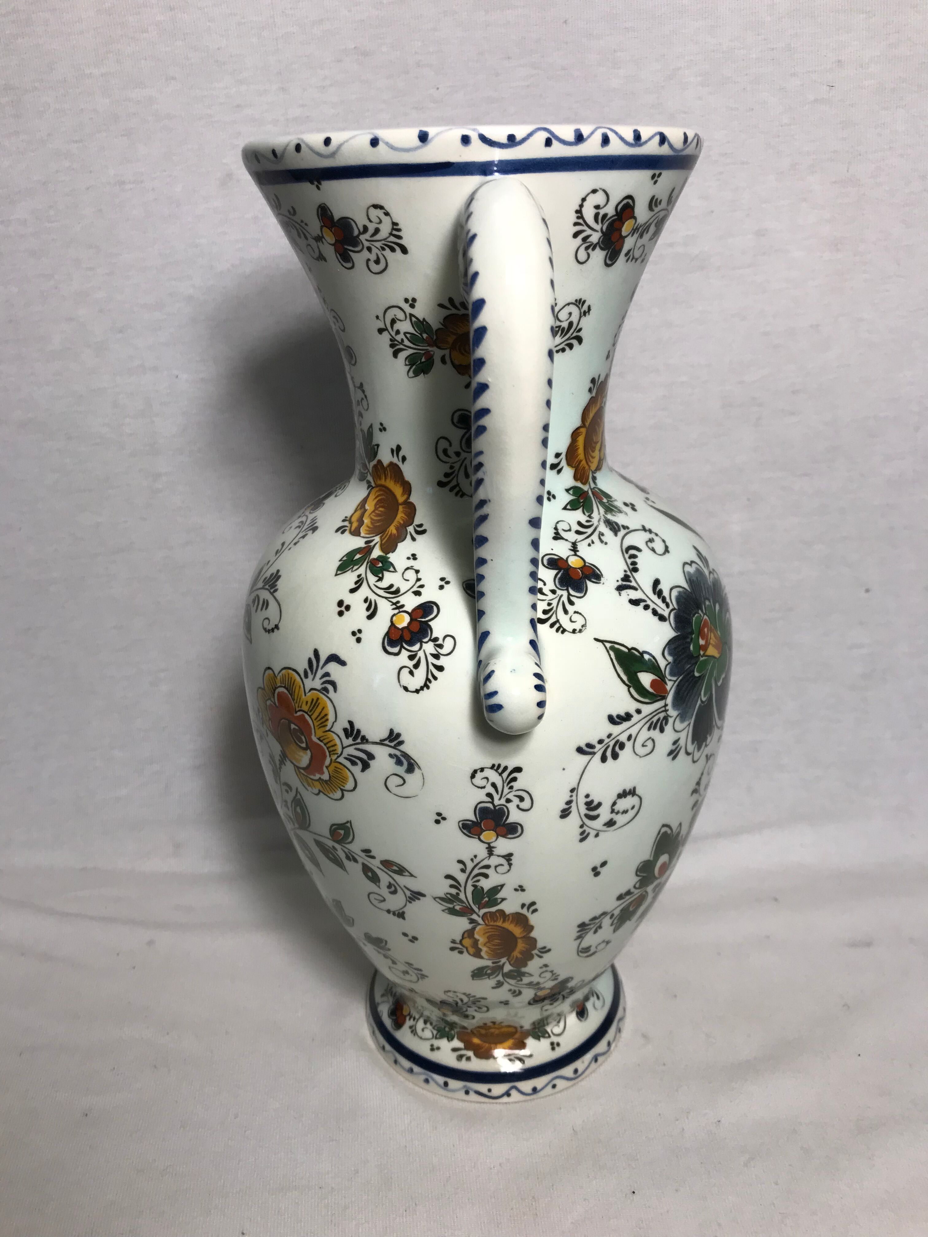 Old porcelain Holland vase
