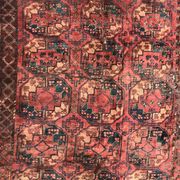 Carpet 19th century former Turkmen Ersari handmade 205 X 288 CM